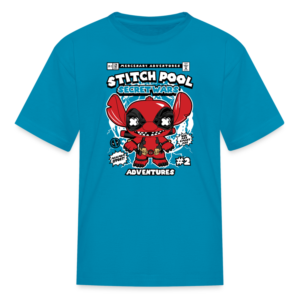 Stitch Pool T-Shirt - turquoise