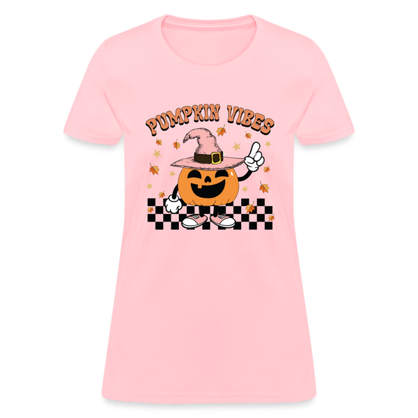 Pumpkin Vibes Women's T-Shirt - pink