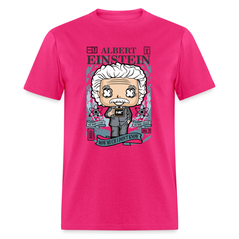 Albert Einstein T-Shirt - fuchsia