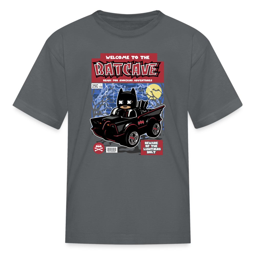 Batcave Mobile T-Shirt - charcoal