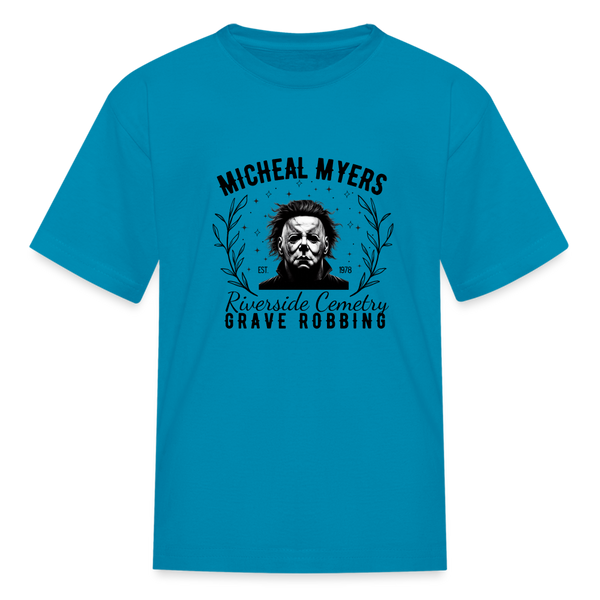 Myers Robbing Kids' T-Shirt - turquoise