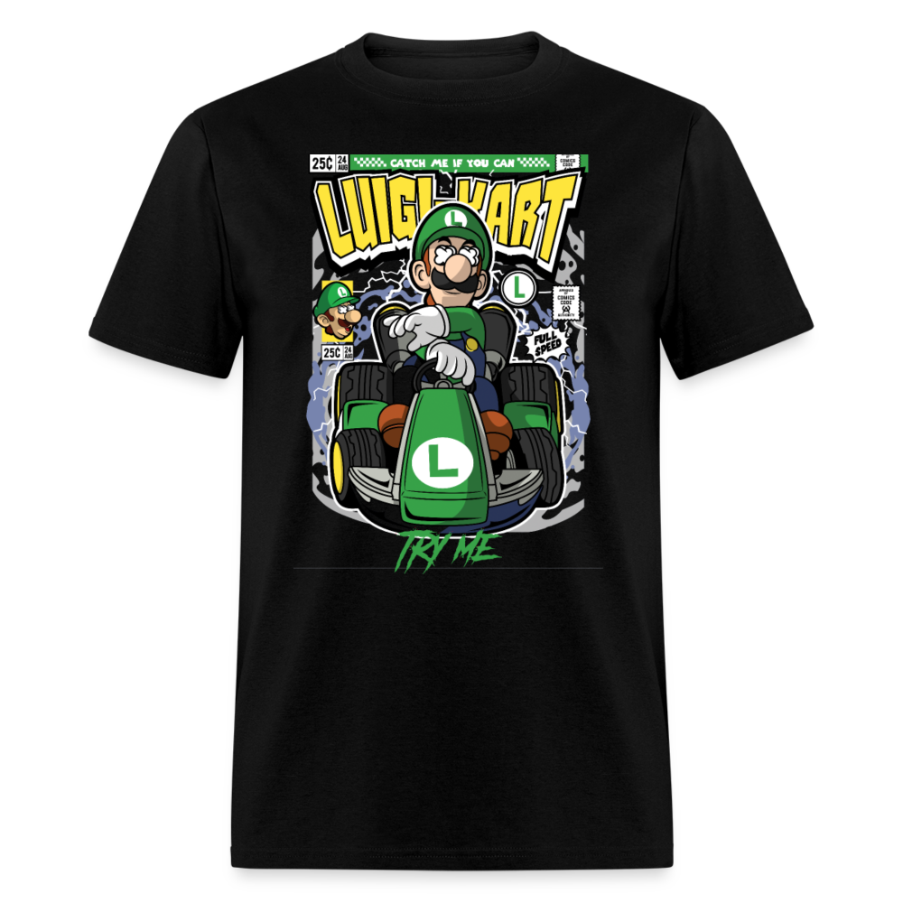 Luigi Kart T-Shirt - black