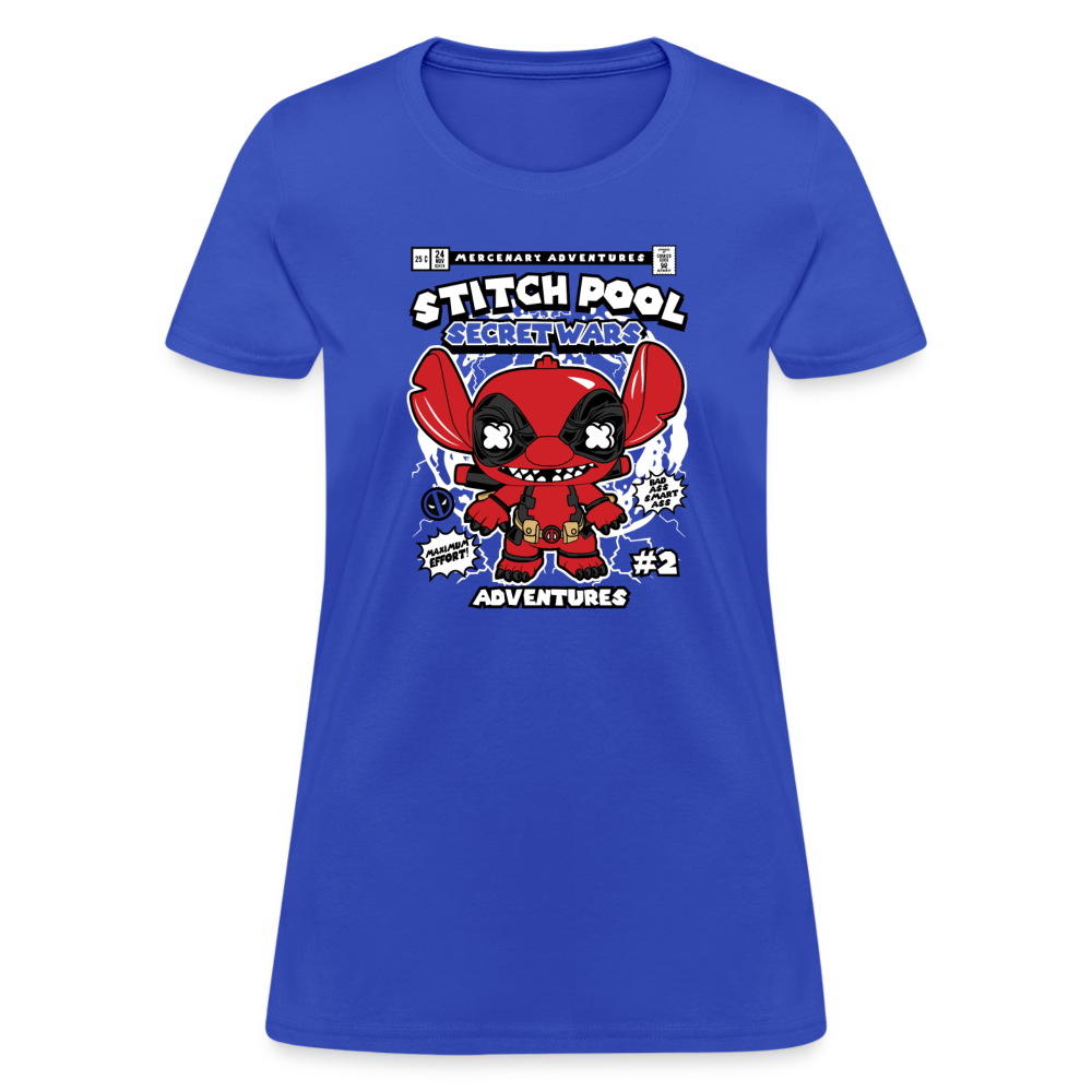 Stitch Pool T-Shirt - royal blue