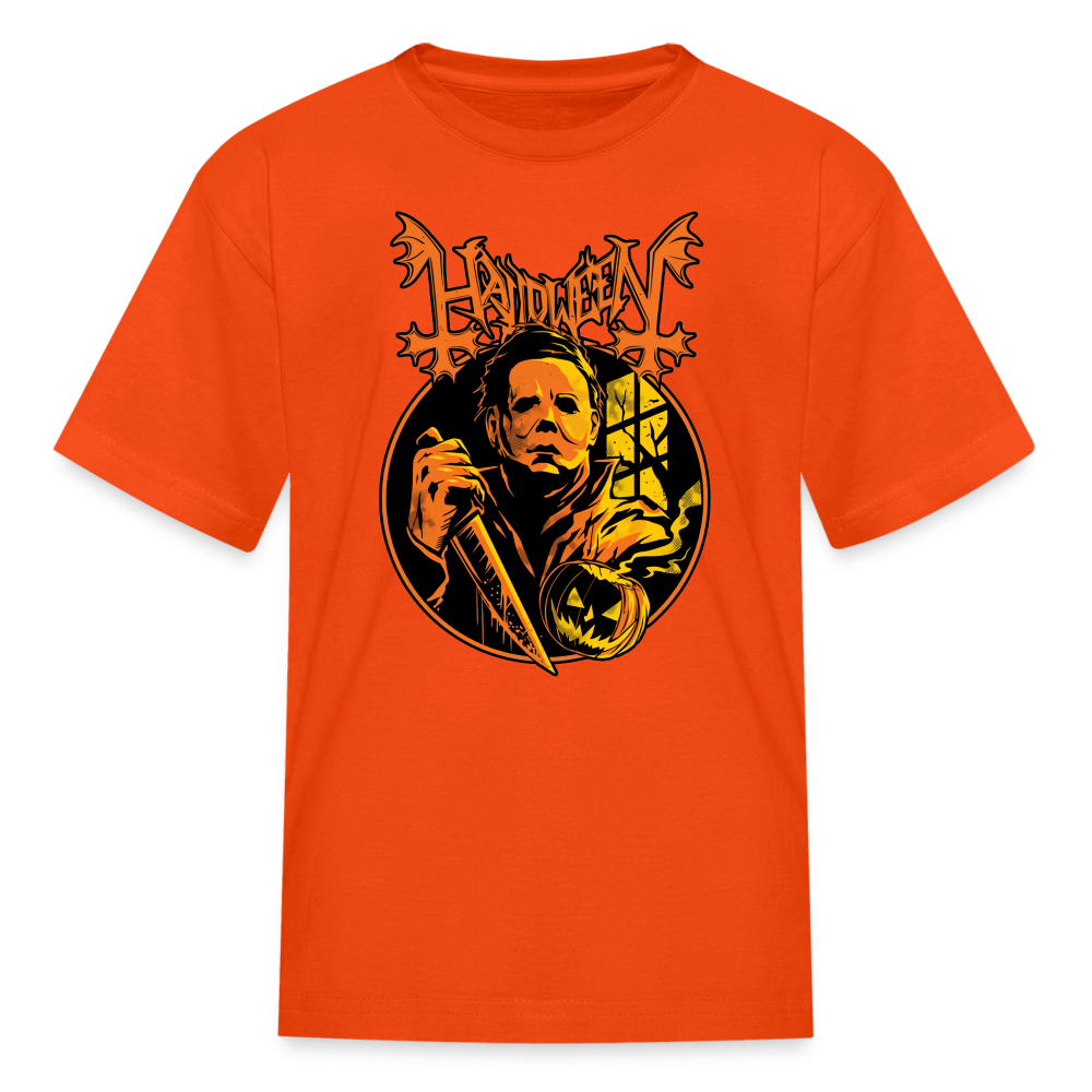 Michael Myers Halloween Kid's T-Shirt - orange