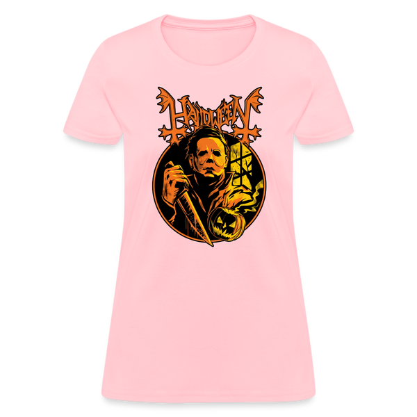 Michael Myer's Halloween Women's T-Shirt - pink