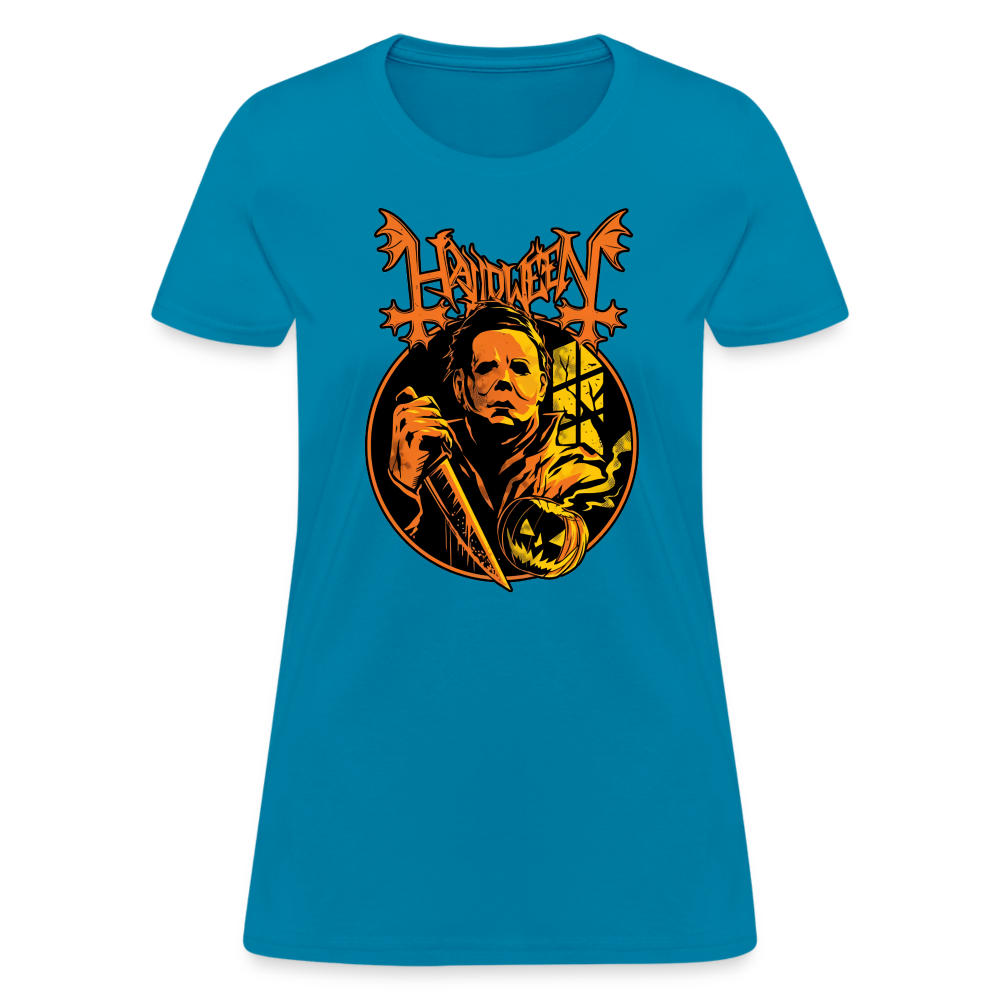 Michael Myer's Halloween Women's T-Shirt - turquoise