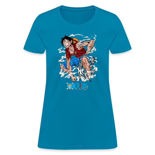 One Piece T-Shirt - turquoise