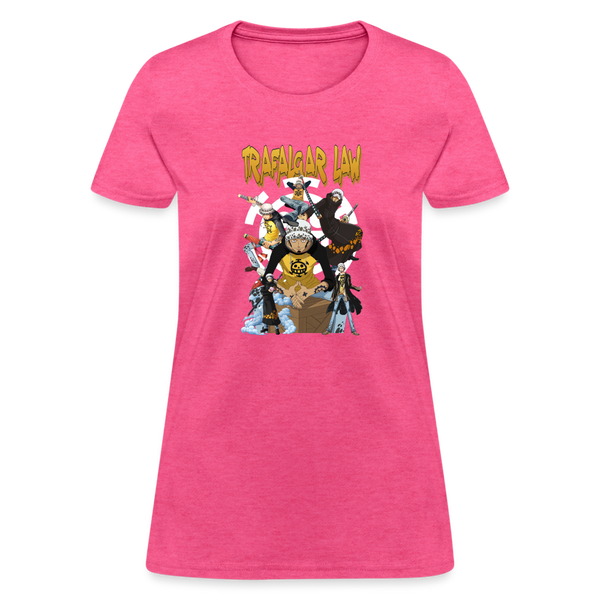 Trafalgar Law T-Shirt - heather pink