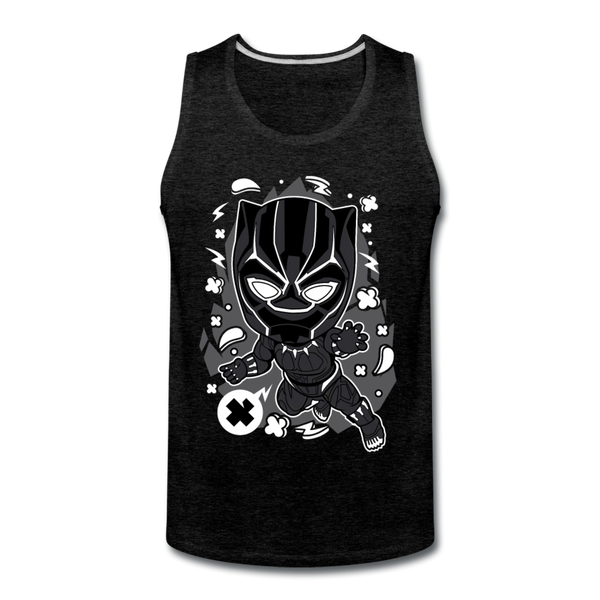 Black Panther Premium Tank - charcoal grey