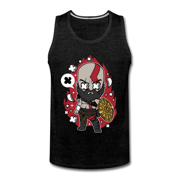 God of War Premium Tank - charcoal grey