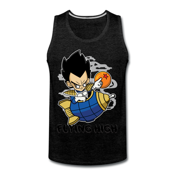 Vegeta Premium Tank - charcoal grey