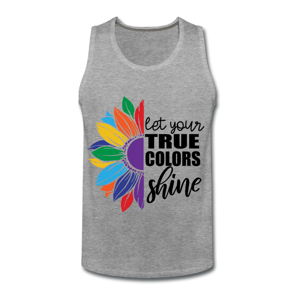 True Colors Premium Tank - heather gray