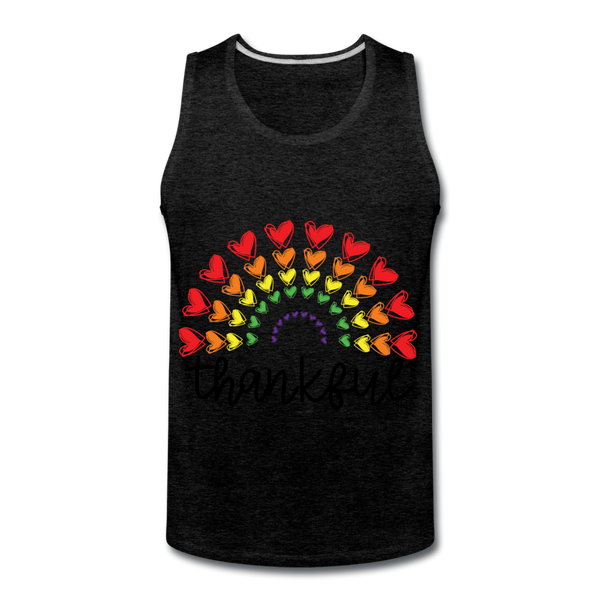 Thankful Premium Tank - charcoal grey