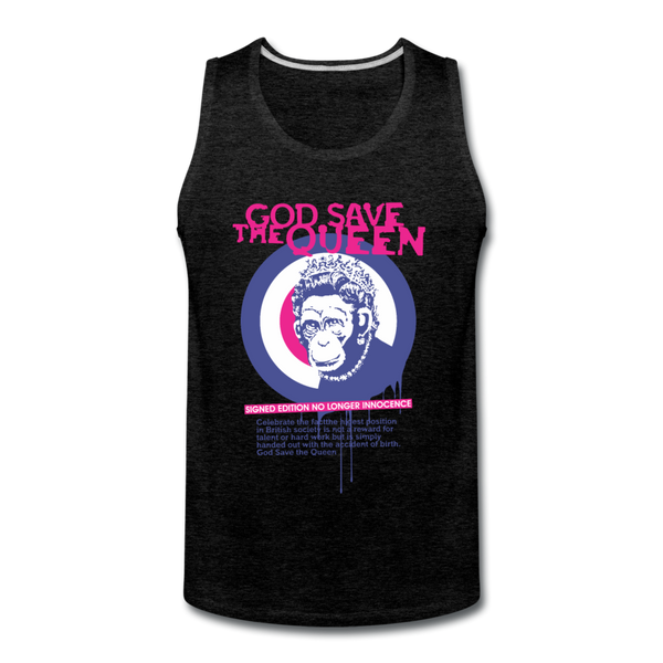 Save the Queen Premium Tank - charcoal grey