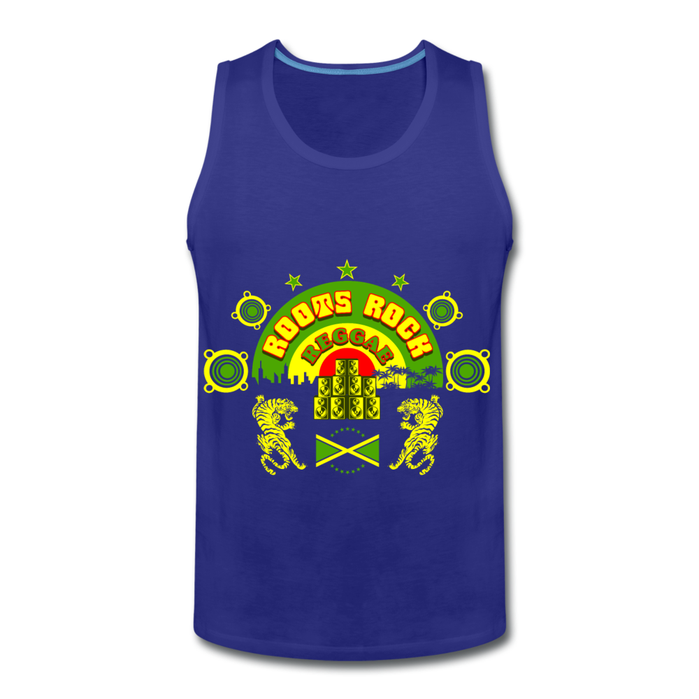 Roots Reggae Premium Tank - royal blue