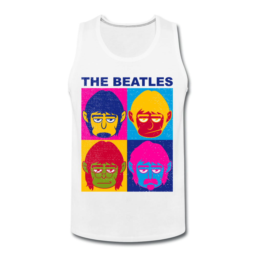 The Beatles Premium Tank - white