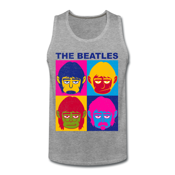 The Beatles Premium Tank - heather gray