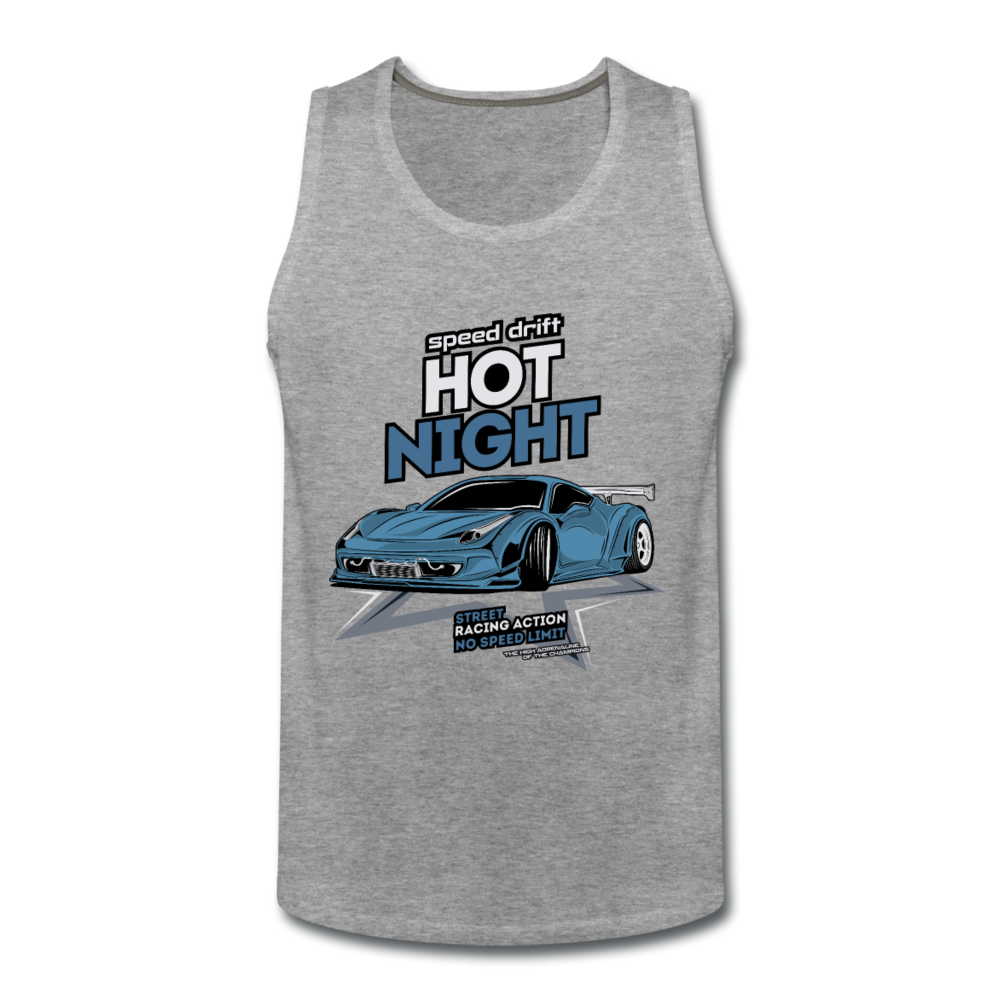 Hot Night Premium Tank - heather gray